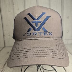 Vortex Optics Standard Logo Snap Back Hat Cap Blue Gray NEW